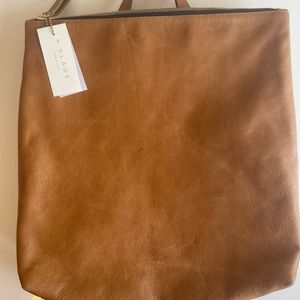 K. Slade Large Franny backpack in Saddle Leather